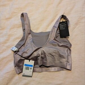 Swoosh City Ready Bra in Enigma Stone